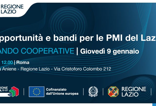 Presentazione del Bando Cooperative